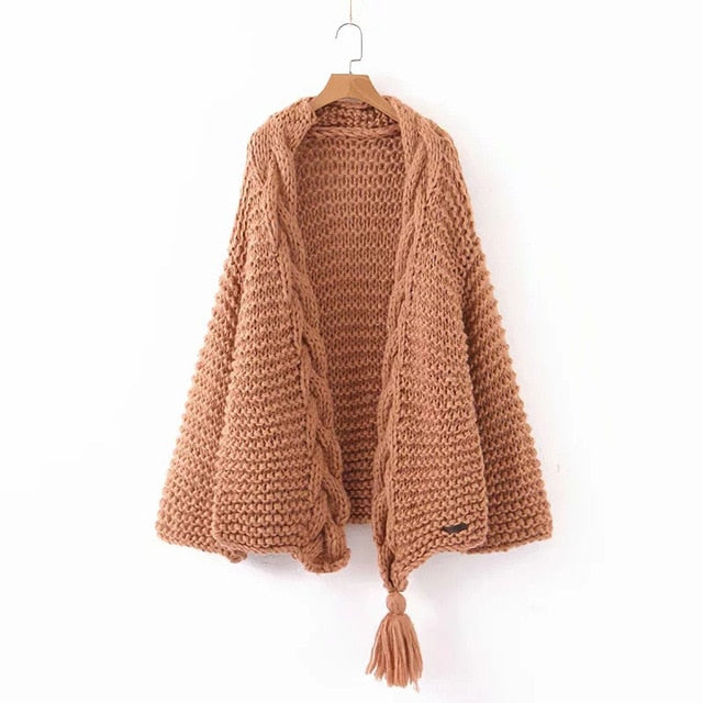 Knit Tassel Sweater