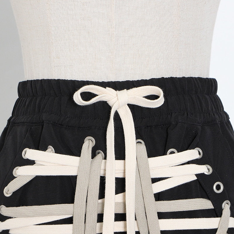 String Mini Skirt