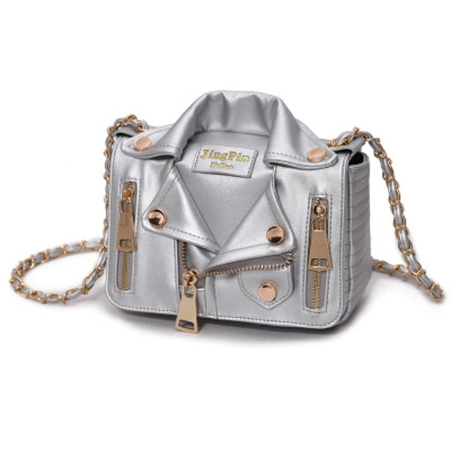 Bags Rivet Zipper Jacket Bag Designer Motorcycle Handbags Personality – Buy  Smart