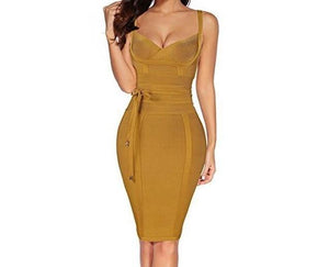 Tie Bandage Dress (comes in multiple colors)