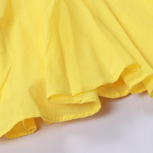 Yellow Tie Dress